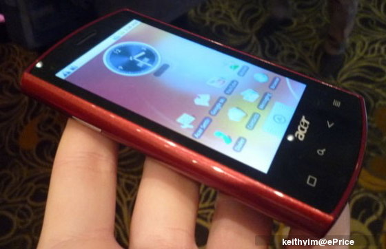 Acer Liquid 發佈!1GHz CPU 的 Android 機 Acer Liquid 發佈!1GHz CPU 的 Android 機