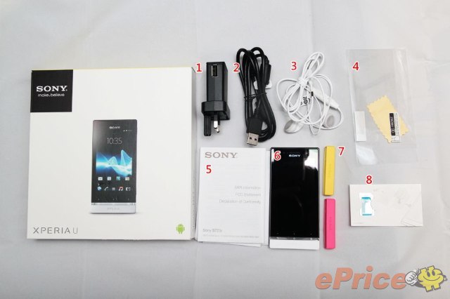 售 2498 港币　港行版索尼 Xperia U 开箱评测