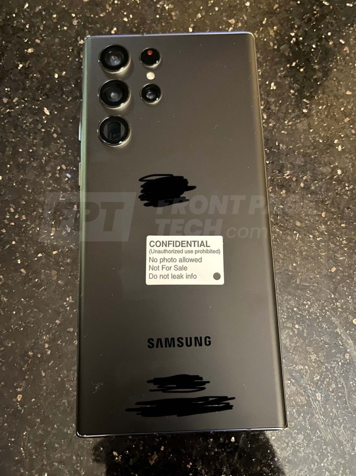 Jon Prosser 上載的 Galaxy S22 Ultra 諜照